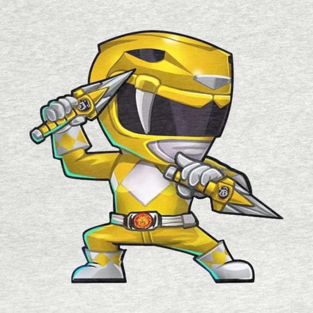 yellow ranger by mprokolo corgi